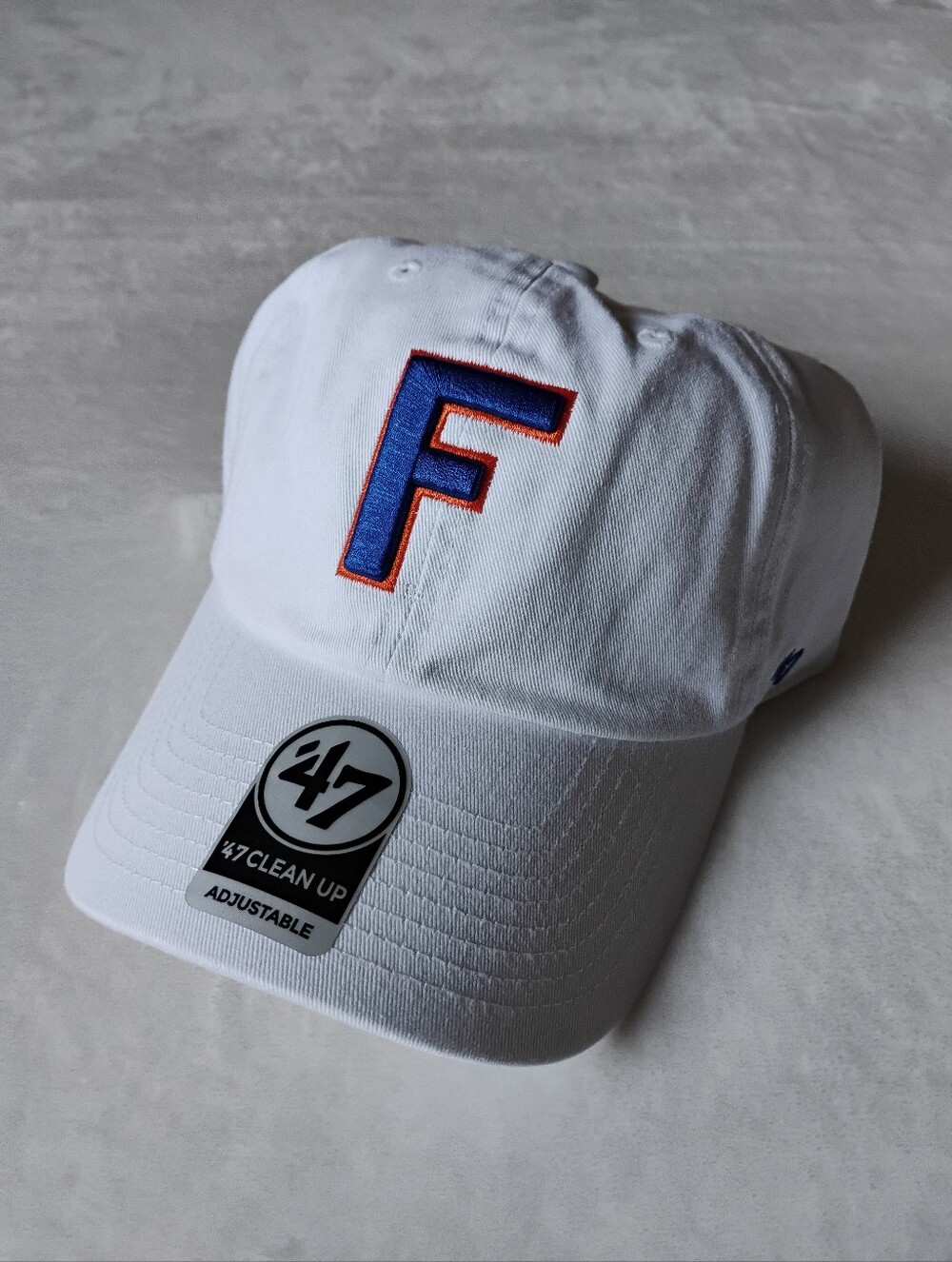 NWT Florida Gators White Hat |  '47 Brand Relaxed Fit | OSFA
